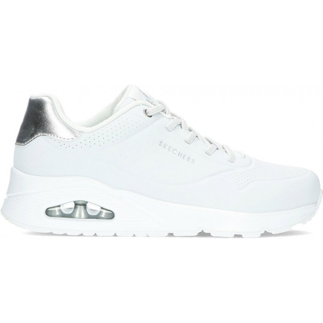 SKECHERS baskets femme 155196 chatoyantes WHITE_SILVER SKECHERS baskets femme 155196 chatoyantes WHITE_SILVER