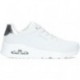 SKECHERS baskets femme 155196 chatoyantes WHITE_SILVER