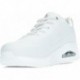 SKECHERS baskets femme 155196 chatoyantes WHITE_SILVER