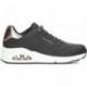 SKECHERS baskets femme 155196 chatoyantes BLACK
