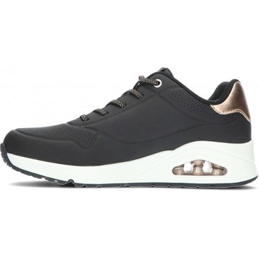 SKECHERS baskets femme 155196 chatoyantes BLACK