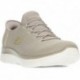 SKECHERS Baskets à enfiler pour femmes 150128 TAUPE