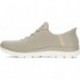SKECHERS Baskets à enfiler pour femmes 150128 TAUPE