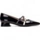 HISPANITAS ballerine à pointes fines BHI243567 BLACK_C003