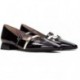 HISPANITAS ballerine à pointes fines BHI243567 BLACK_C003
