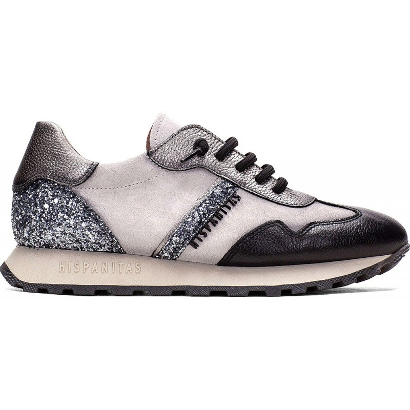 Baskets à lacets HISPANITAS CHI243689 BLACK_C006