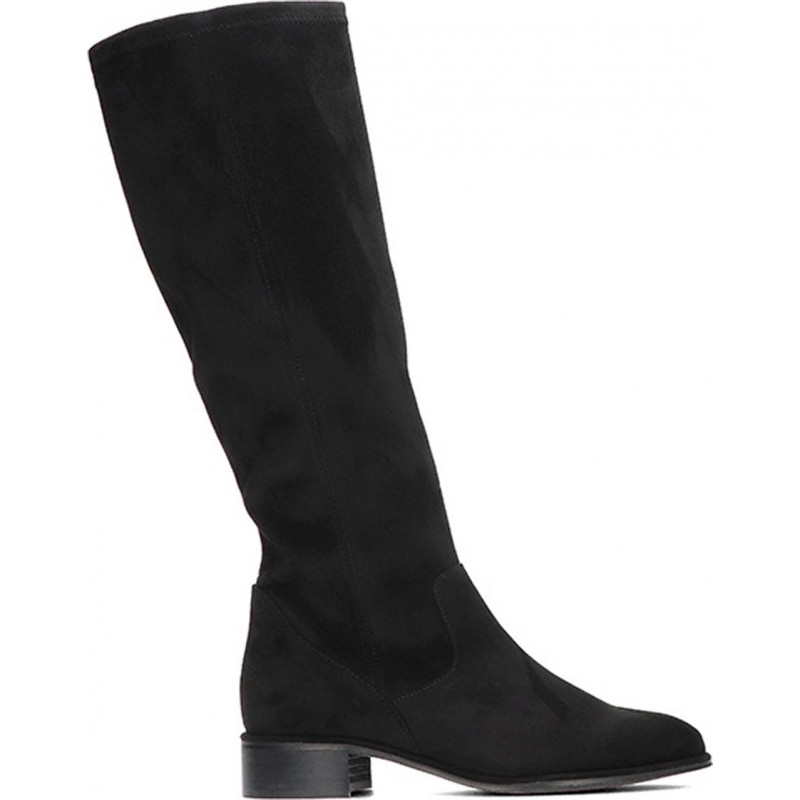 Bottes hautes pour femmes par PEDRO MIRALLES 28161 en daim extensible NEGRO