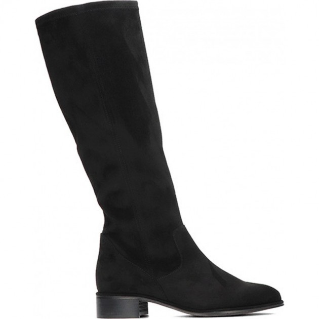 Bottes hautes pour femmes par PEDRO MIRALLES 28161 en daim extensible NEGRO