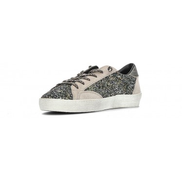 Baskets femme pailletées Cetti C-1342 GRIS