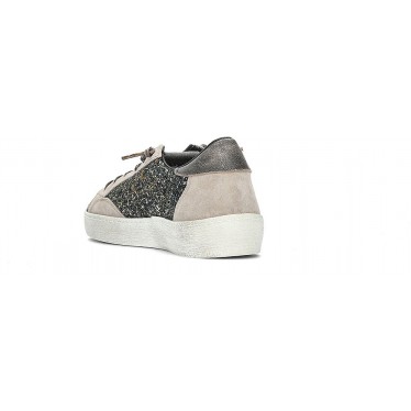 Baskets femme pailletées Cetti C-1342 GRIS