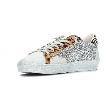Baskets femme pailletées Cetti C-1342 BLANCO