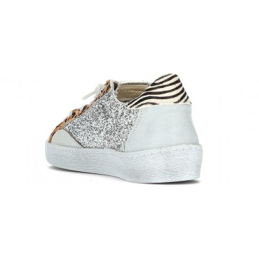 Baskets femme pailletées Cetti C-1342 BLANCO