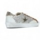 Baskets femme pailletées Cetti C-1342 BLANCO