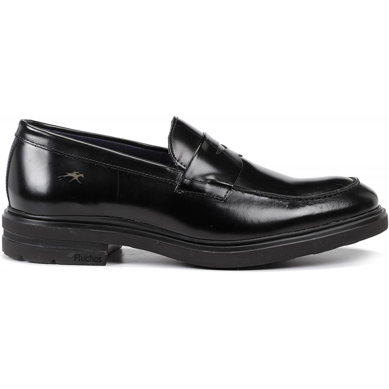 MOCASSIN FLUCHES BELGES F0633 NEGRO