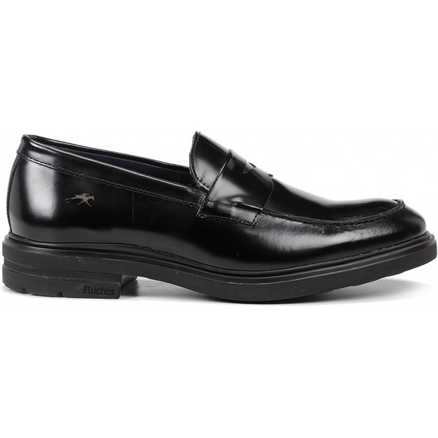 MOCASSIN FLUCHES BELGES F0633 NEGRO
