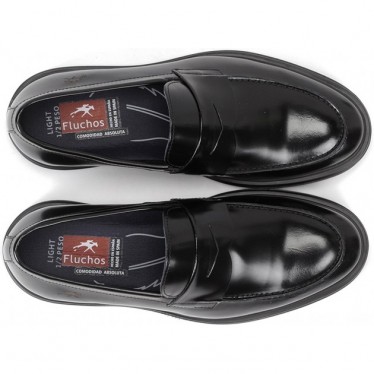 MOCASSIN FLUCHES BELGES F0633 NEGRO