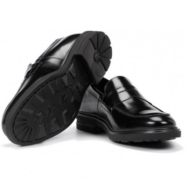 MOCASSIN FLUCHES BELGES F0633 NEGRO