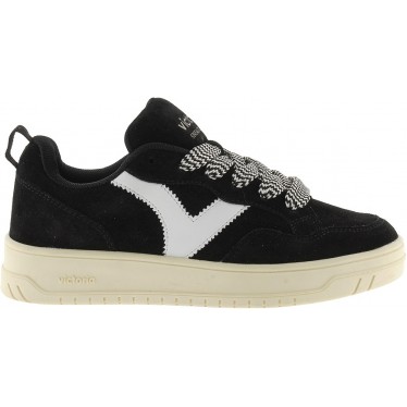 VICTORIA Séoul Baskets surdimensionnées en daim 1257128 NEGRO