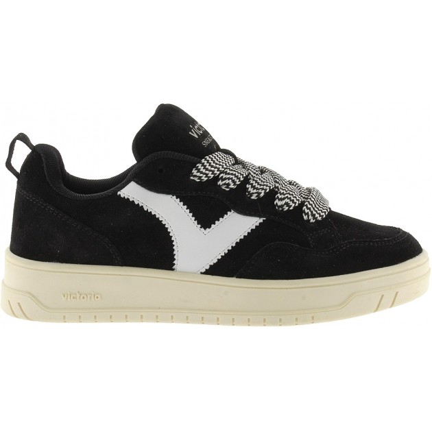VICTORIA Séoul Baskets surdimensionnées en daim 1257128 NEGRO VICTORIA Séoul Baskets surdimensionnées en daim 1257128 NEGRO