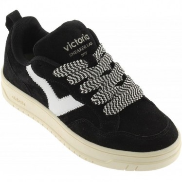 VICTORIA Séoul Baskets surdimensionnées en daim 1257128 NEGRO