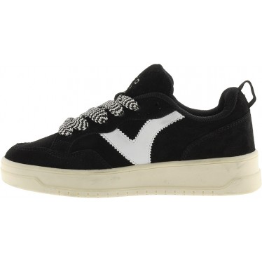 VICTORIA Séoul Baskets surdimensionnées en daim 1257128 NEGRO