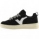 VICTORIA Séoul Baskets surdimensionnées en daim 1257128 NEGRO