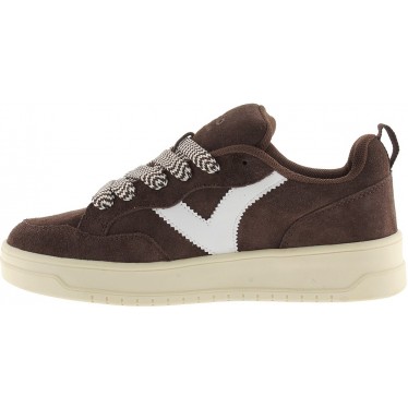 VICTORIA Séoul Baskets surdimensionnées en daim 1257128 CHOCOLATE