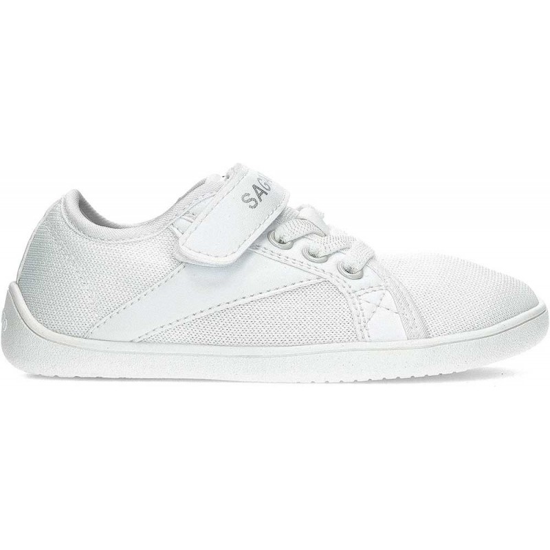 SAGUARO Luck I Baskets pieds nus unisexes respectueuses WHITE