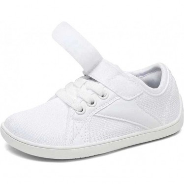 SAGUARO Luck I Baskets pieds nus unisexes respectueuses WHITE