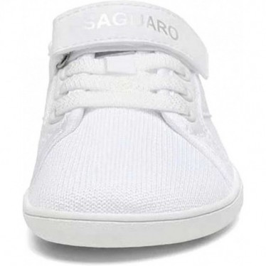 SAGUARO Luck I Baskets pieds nus unisexes respectueuses WHITE