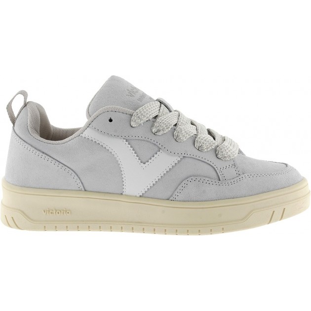 VICTORIA Séoul Baskets surdimensionnées en daim 1257128 GRIS