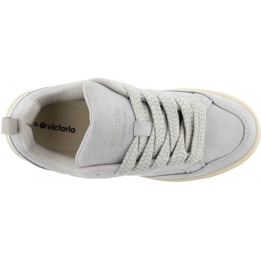 VICTORIA Séoul Baskets surdimensionnées en daim 1257128 GRIS