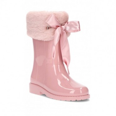 BOTTES D'EAU EN CUIR VERNI SOFT W10239 ROSA
