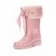 BOTTES D'EAU EN CUIR VERNI SOFT W10239 ROSA