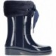 BOTTES D'EAU EN CUIR VERNI SOFT W10239 NAVY