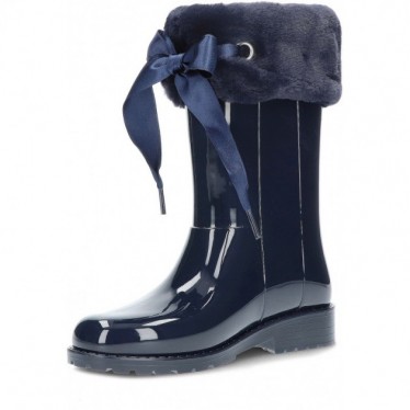 BOTTES D'EAU EN CUIR VERNI SOFT W10239 NAVY