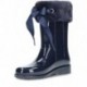 BOTTES D'EAU EN CUIR VERNI SOFT W10239 NAVY