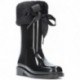 BOTTES D'EAU EN CUIR VERNI SOFT W10239 BLACK