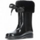 BOTTES D'EAU EN CUIR VERNI SOFT W10239 BLACK
