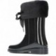 BOTTES D'EAU EN CUIR VERNI SOFT W10239 BLACK