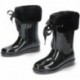 BOTTES D'EAU EN CUIR VERNI SOFT W10239 BLACK