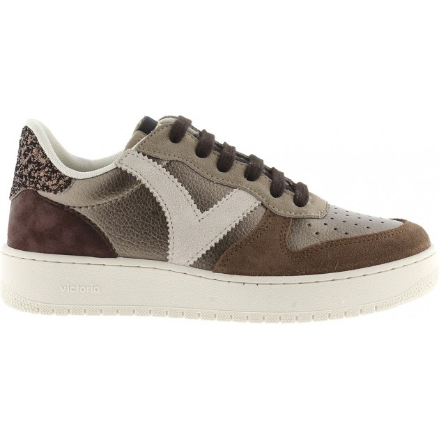 Victoria Sneaker 1258257 Madrid Métallisé PLATINO Victoria Sneaker 1258257 Madrid Métallisé PLATINO
