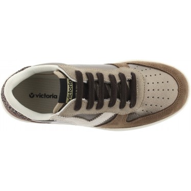 Victoria Sneaker 1258257 Madrid Métallisé PLATINO