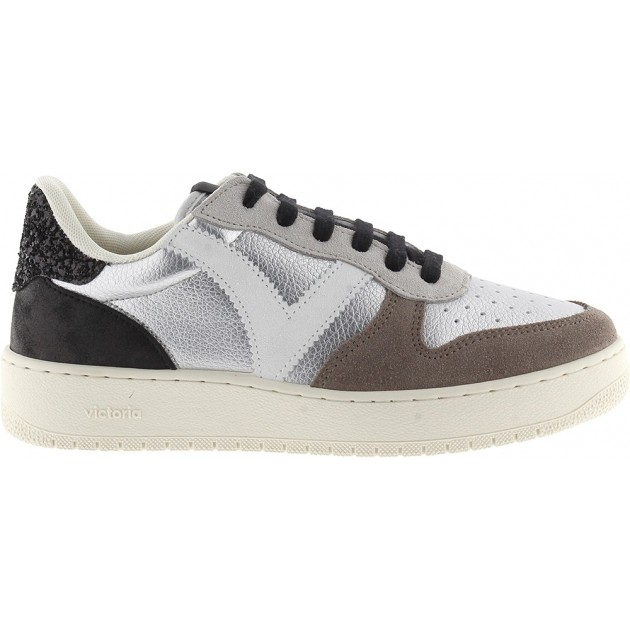 Victoria Sneaker 1258257 Madrid Métallisé PLATA Victoria Sneaker 1258257 Madrid Métallisé PLATA