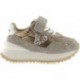 Baskets VICTORIA Viento Enfant Métallisé 1157105 PLATINO