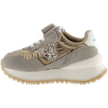 Baskets VICTORIA Viento Enfant Métallisé 1157105 PLATINO