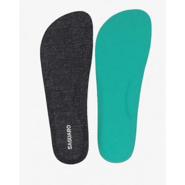 SAGUARO Semelle intérieure pieds nus en lin XZI008 BLACK