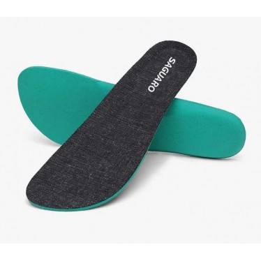 SAGUARO Semelle intérieure pieds nus en lin XZI008 BLACK