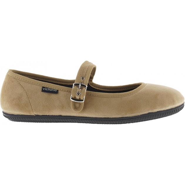 Ballerine VICTORIA Oda Mercedes Velours 104913 MIEL Ballerine VICTORIA Oda Mercedes Velours 104913 MIEL