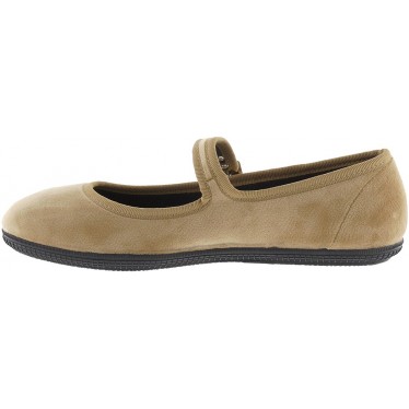 Ballerine VICTORIA Oda Mercedes Velours 104913 MIEL
